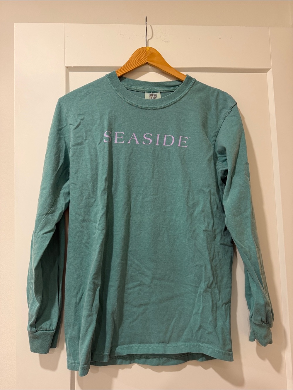 Comfort Colors Seaside Long Sleeve Tee in Teal